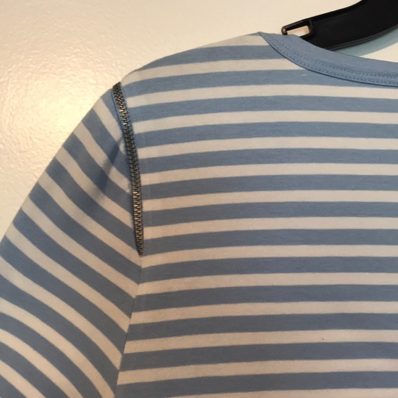 Michael Kors Ruched Shirt with Zipper Detail - Picture 4 of 7